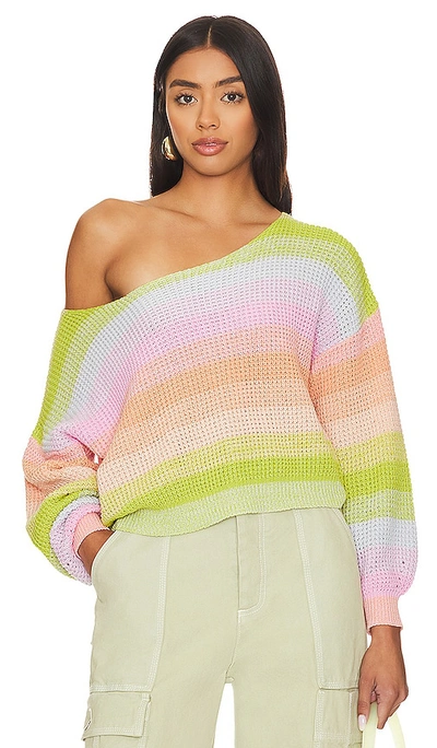 27 Miles Malibu Cinzia Sweater In Pink