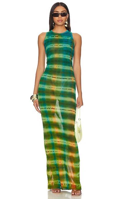 Cotton Citizen The Rio Maxi Dress In Green