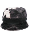 Dsquared2 Bleached-effect Bucket Hat In Black