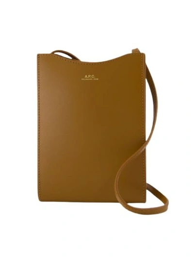 Apc Jamie Neck Pouch - Leather - Brown