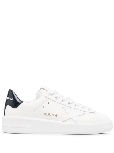Golden Goose Leather Purestar Low-top Trainers In White