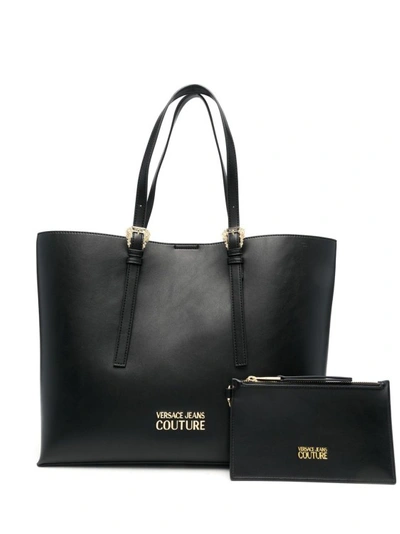 Versace Jeans Couture Tote Bag In Black