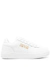 Versace Jeans Couture Woman Sneakers White Size 11 Leather In White