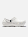 Crocs Classic Platform Lined Sabots Femmes White 41 In White