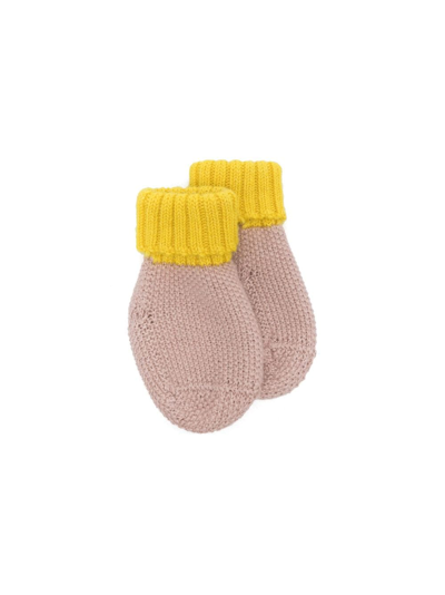 Gensami Babies' Wool-silk Boots In Pink