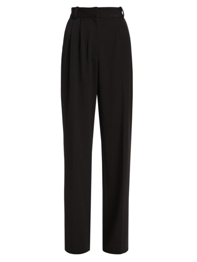 Favorite Daughter The Favorite High-waisted Pleated Pants In Black