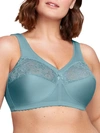 Glamorise Women's Full Figure Plus Size Magiclift Original Wirefree Support Bra 1000 In Glacier