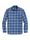 Vineyard Vines Men's Plaid Linen Button-front Shirt In Captains Blue