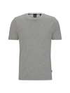 HUGO BOSS MEN'S SLIM-FIT T-SHIRT IN STRUCTURED COTTON WITH DOUBLE COLLAR
