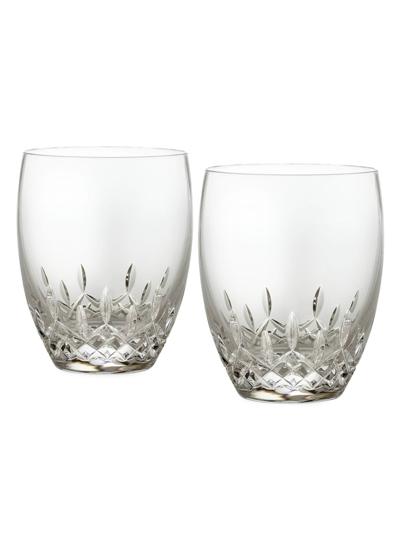 Waterford Lismore Essence Double Old-fashioned Glass, Set Of 2 In Clear