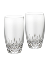 Waterford Set Of 2 Lismore Essence Highball Glasses (470ml) In Neutral