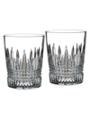 Waterford Lismore Diamond Double Old-fashioned, Set Of 2 In Neutral