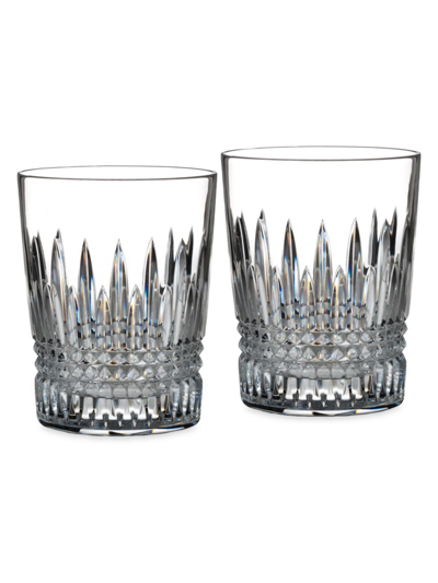 Waterford Lismore Diamond Double Old-fashioned, Set Of 2 In Clear