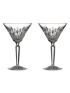 Waterford Lismore Crystal Martini Glass, Set Of 2 In Neutral