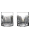 WATERFORD ARAS DOUBLE OLD FASHION GLASSES