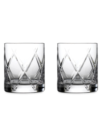 Waterford Short Stories Olann Double Old Fashioned Glasses In Clear
