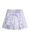 LUCKY IN LOVE WOMEN'S IKAT ABOUT IT PRINTED JERSEY TENNIS SKORT