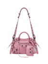 Balenciaga Women's Neo Cagole Xs Handbag In Pink