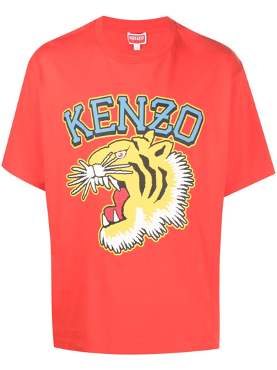 Kenzo T-shirt With Logo In Red