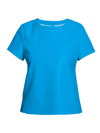 As By Df Women's New Guard Recycled Leather Tee In Nordic Blue