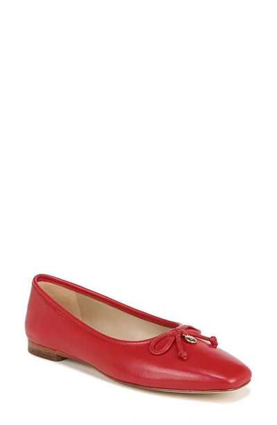 Sam Edelman Meadow Ballet Flat In Red