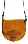 Isabel Marant Botsy Suede Crossbody Bag In Sienna