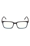 TOM FORD 53MM RECTANGULAR BLUE LIGHT BLOCKING GLASSES