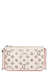Christian Louboutin Mini Loubila Loubinthesky Leather Bag In Leche