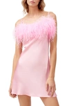 Sleeper Boheme Mini Dress In Pink