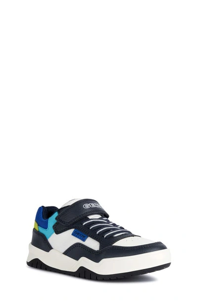 Geox Kids' Perth Sneaker In Navy/ Royal