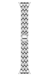 The Posh Tech Stainless Steel Apple Watch® Watchband In Silver