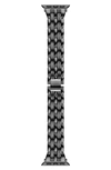 The Posh Tech Stainless Steel Apple Watch® Watchband In Black