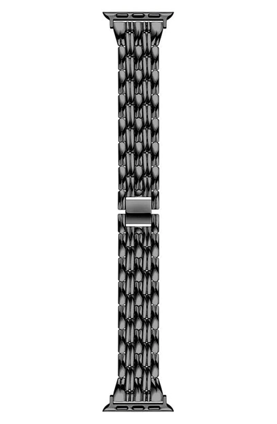 The Posh Tech Stainless Steel Apple Watch® Watchband In Black