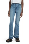 Rag & Bone Peyton Mid-rise Bootcut Jeans In Misty