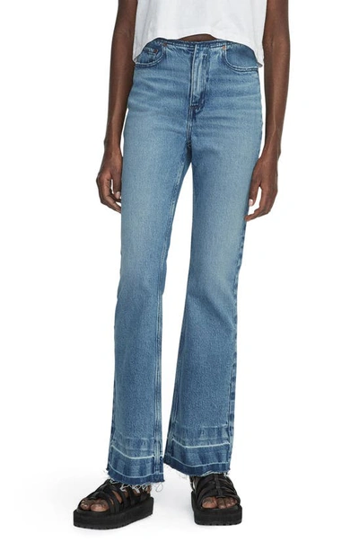 Rag & Bone Peyton Mid-rise Bootcut Jeans In Misty