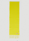 Acne Studios Wool Scarf In Yellow