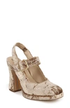 Sam Edelman Jildie Platform Slingback Sandal In Beige