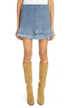 Isabel Marant Étoile Isabel Marant Etoile Dorela Mini Skirt In Light Blue
