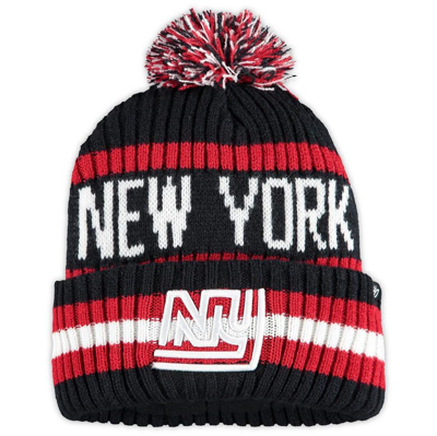 47 ' Navy New York Giants Legacy Bering Cuffed Knit Hat With Pom