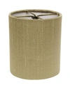 Macy's Cloth Wire Slant Bell Softback Lampshade With Bulb Clip Collection In White