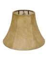 Macy's Cloth Wire Slant Faux Animal Hide Chandelier Lampshade With Flame Clip Collection In Tan/beige