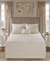 Madison Park Breanna Quilted Bedspread Sets In Tan/beige
