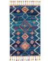 Nourison Nomad Nmd05 Navy Rug In Blue
