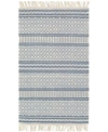 Surya Farmhouse Tassels Fts 2301 Denim Rug In Blue