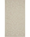Nourison Cozumel Czm04 Cream Rug In Tan/beige