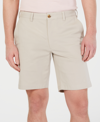 Club Room Men's Regular-fit 9" 4-way Stretch Shorts, Created For Macy's In Tan/beige