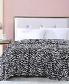 BETSEY JOHNSON BETSEYS LEOPARD ULTRA SOFT PLUSH BLANKET BEDDING