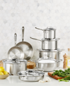 ALL-CLAD ALL-CLAD D5 BRUSHED STAINLESS STEEL 14-PC. COOKWARE SET