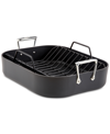 All-clad Ha-1 Expert Hard Anodized Nonstick Roaster With Rack In Black