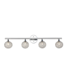 Jonathan Y Maeve 4-light Contemporary Glam Led Vanity Light In Silver